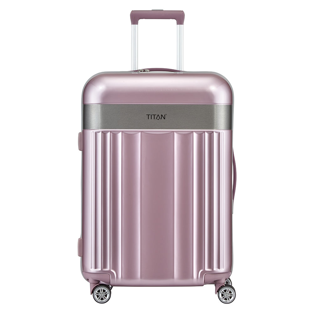 Titan Spotlight Flash 4 Wheel Trolley M Wild Rose - Harde koffers