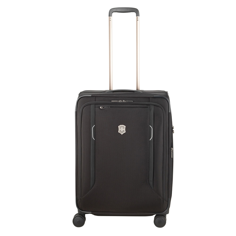 Victorinox Werks Traveler 6.0 Medium Softside Carry-On Black - Zachte koffers