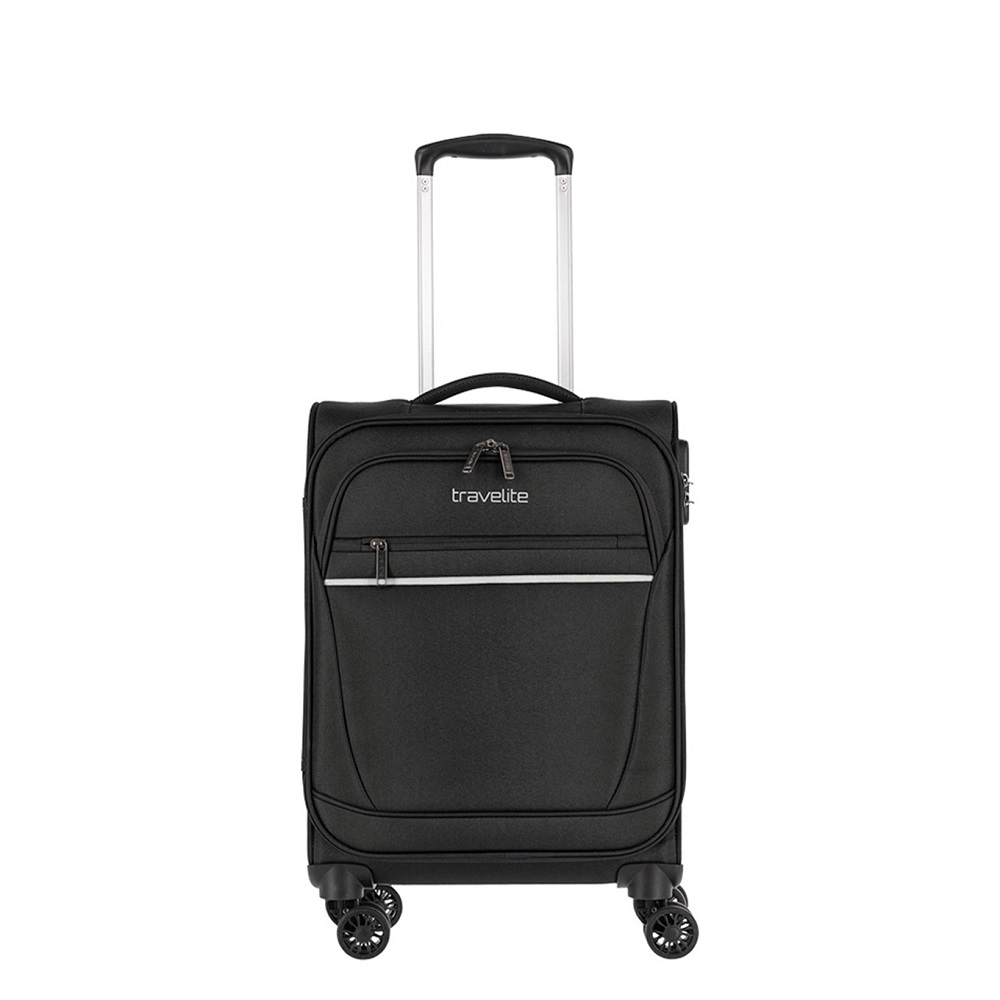 Travelite Handbagage zachte koffer / Trolley / Reiskoffer - Cabin - 55 cm - Zwart