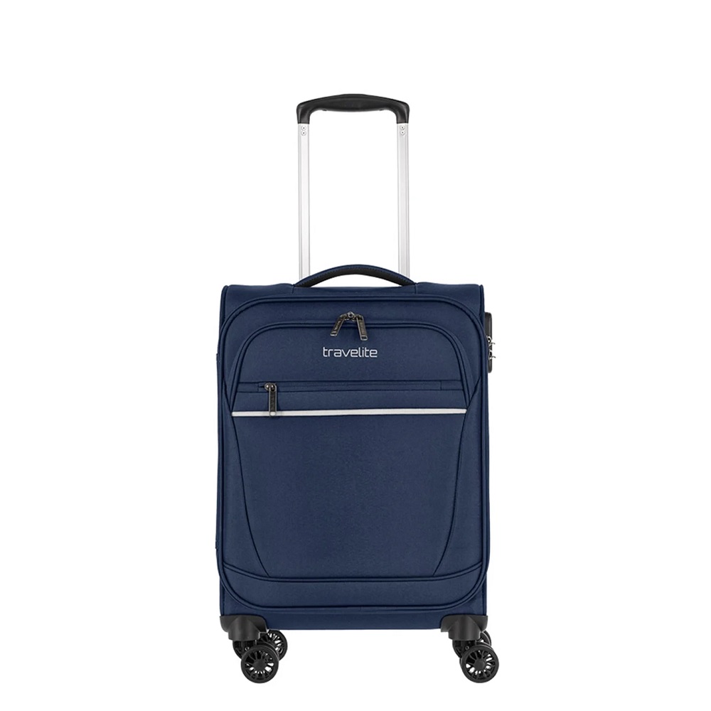 Travelite Handbagage zachte koffer / Trolley / Reiskoffer - Cabin - 55 cm - Blauw