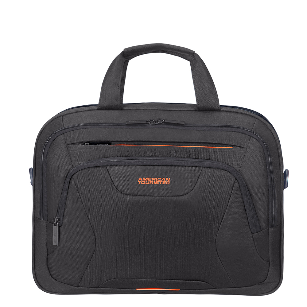 American Tourister AT Work Laptop Bag 15.6 Black/Orange