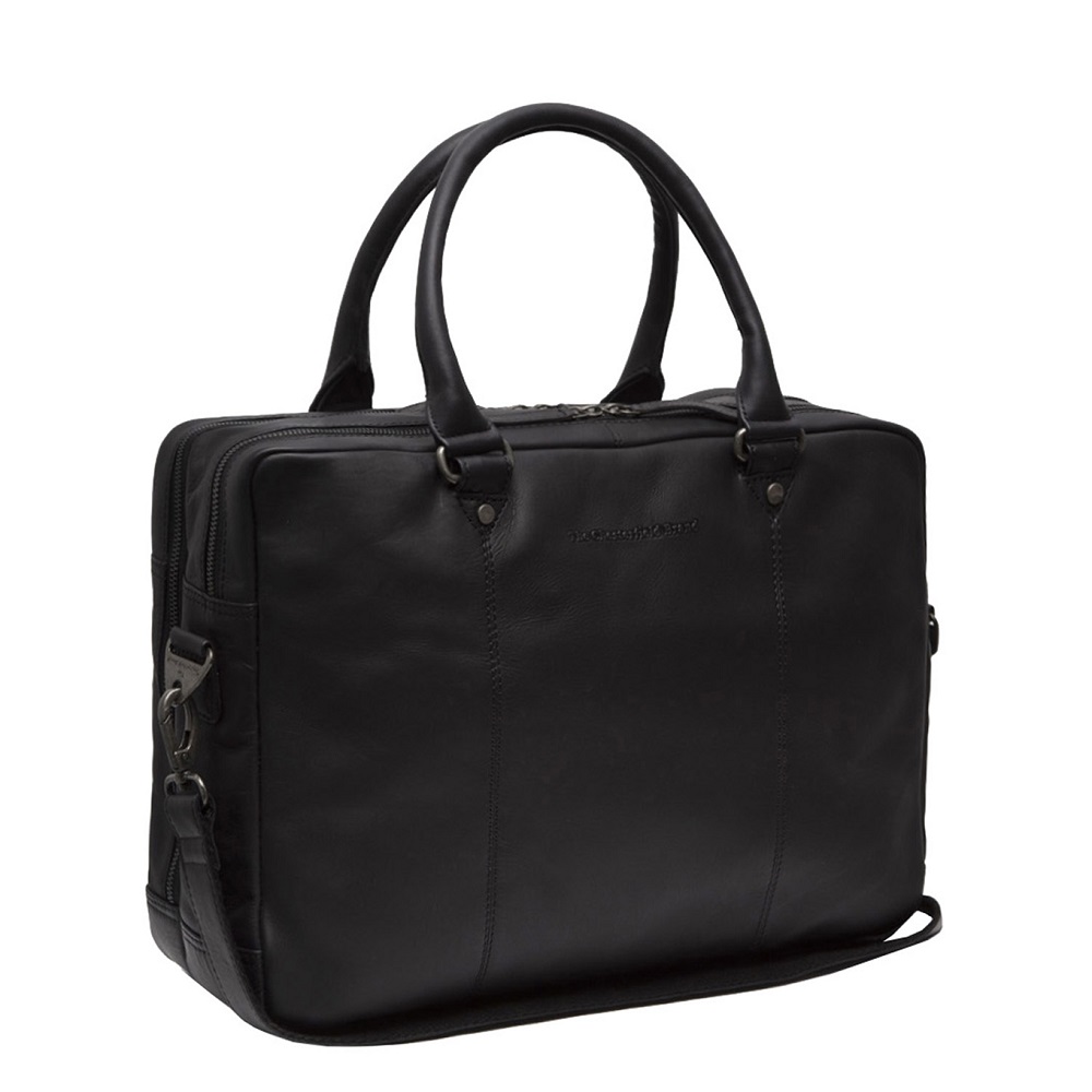 Chesterfield Boston Laptoptas 15 Schoudertas Black