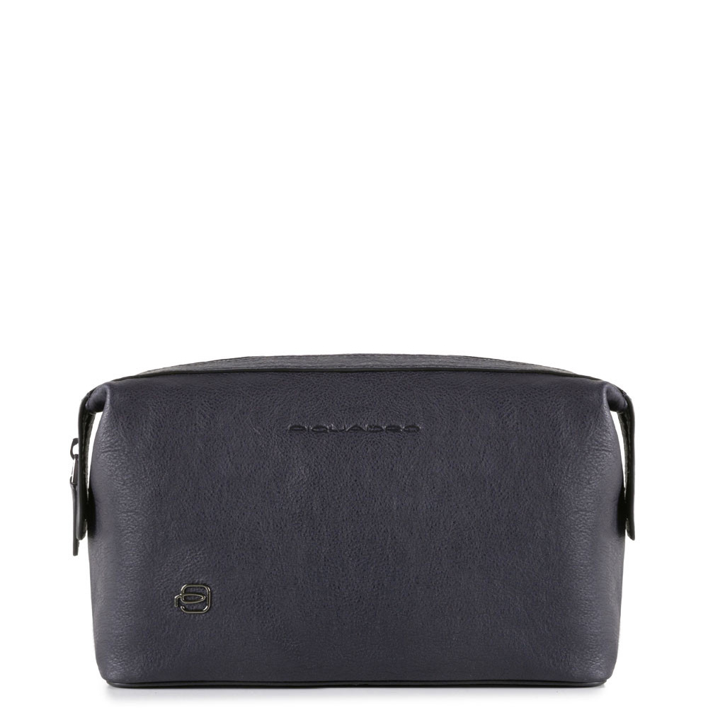 Piquadro Black Square Toiletry Bag Night Blue