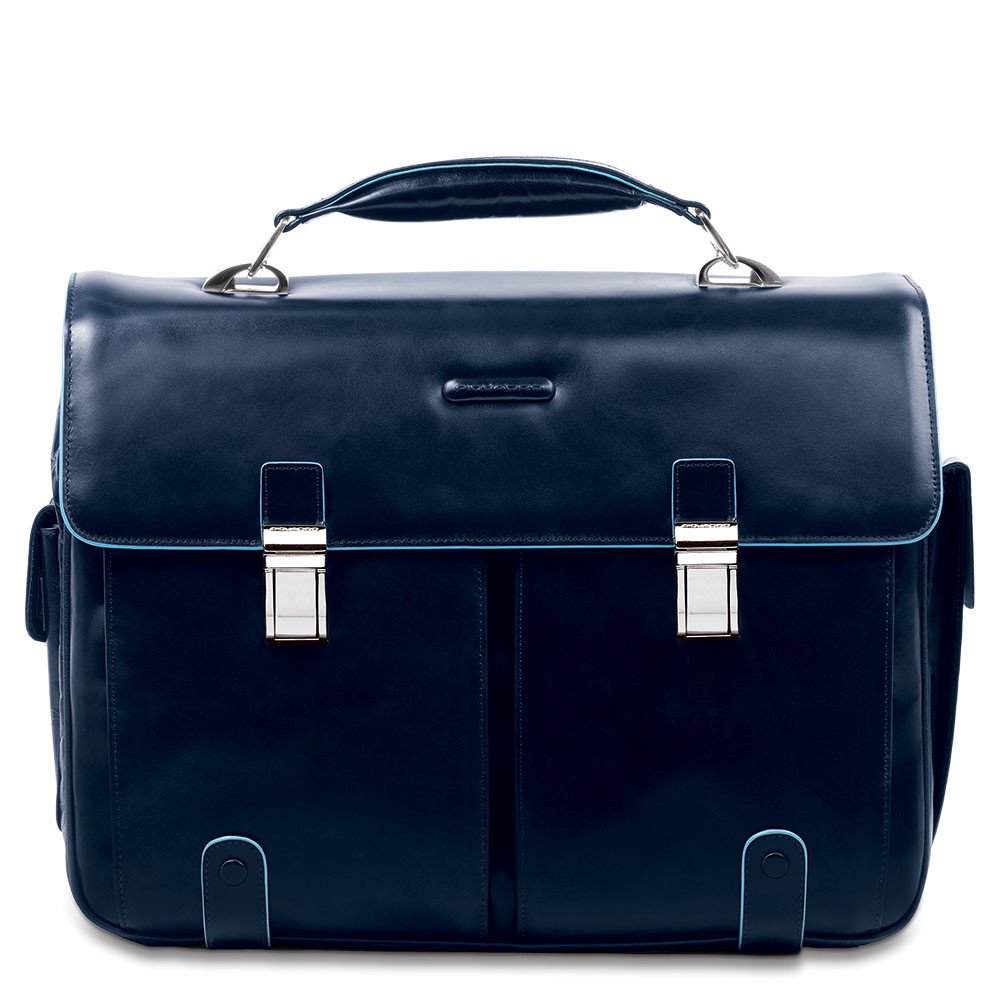 Piquadro Blue Square Computer Briefcase 15.6 Night Blue