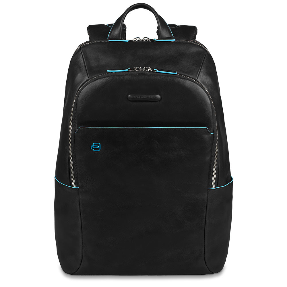 Piquadro Blue Square Computer Backpack 14 Black