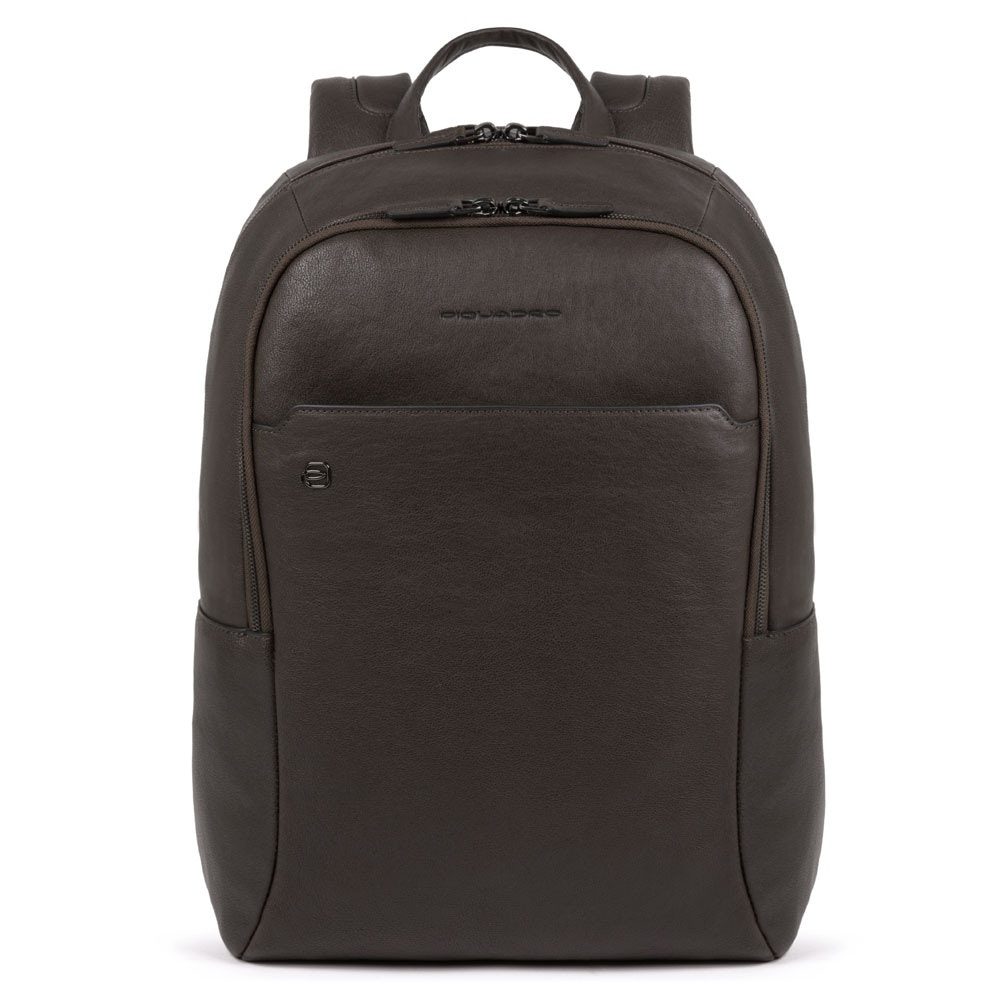Piquadro Black Square Big Size Computer Backpack 15.6" With iPad Dark Brown online kopen