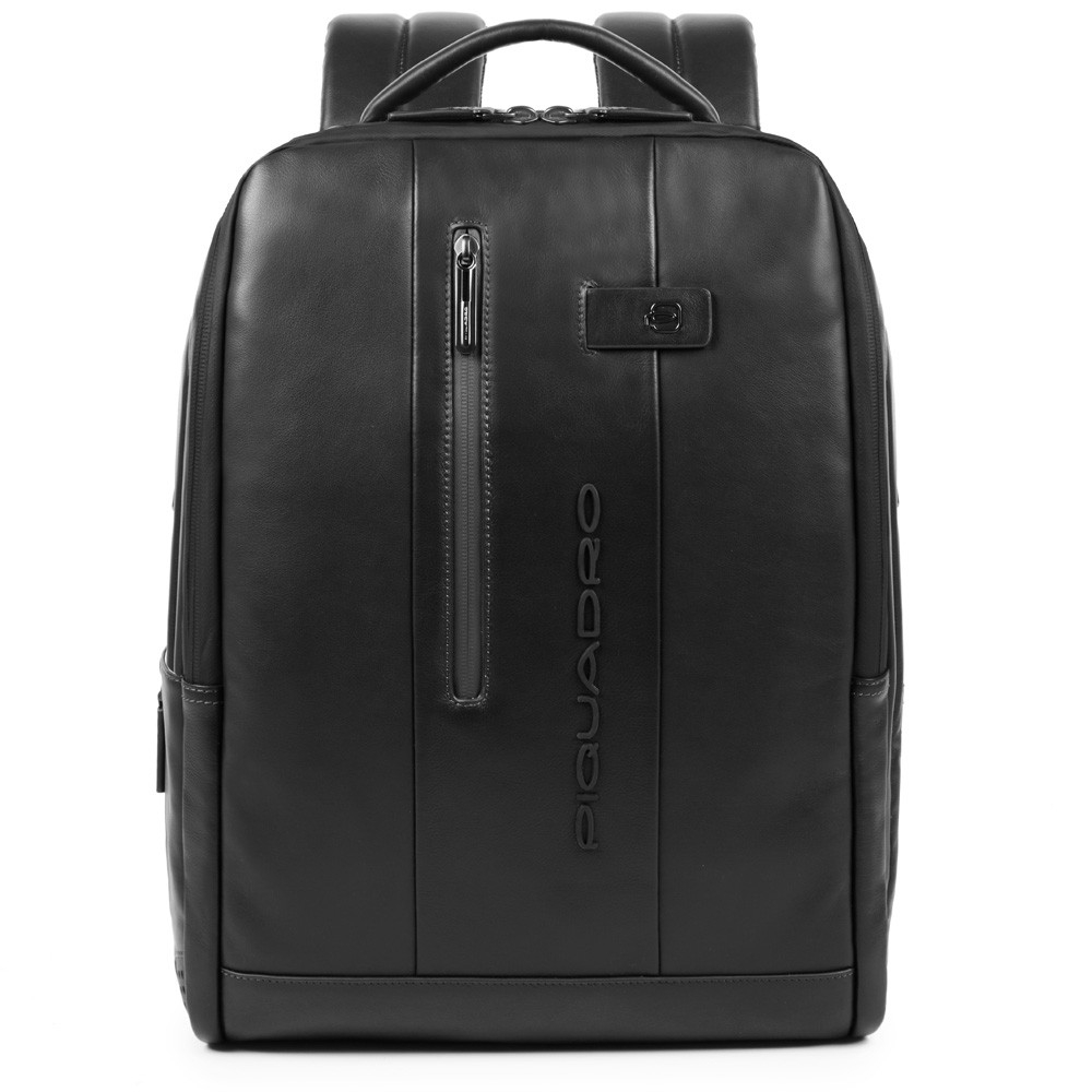 Piquadro Urban PC And iPad Cable Backpack 15.6'' Black - Laptop rugtassen