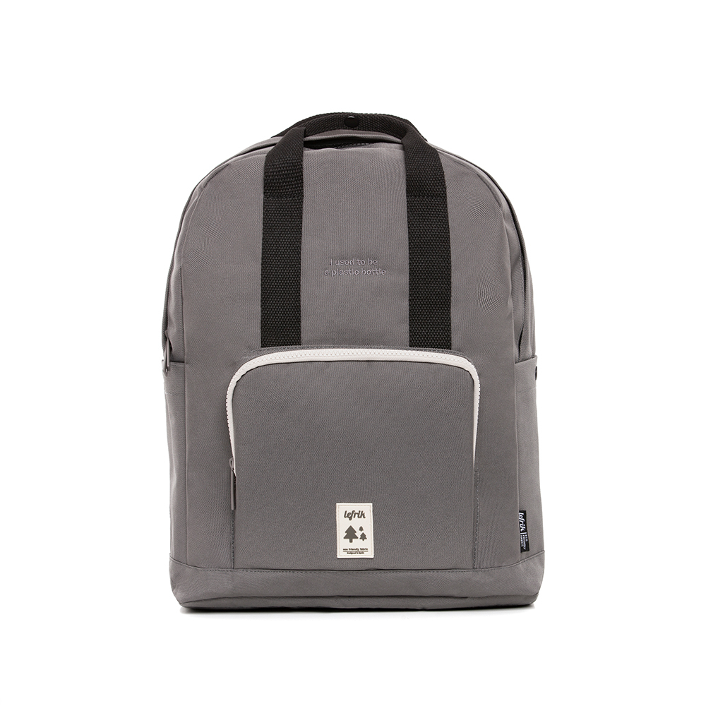 Lefrik Capsule Backpack Laptop 14 Grey - Casual rugtassen