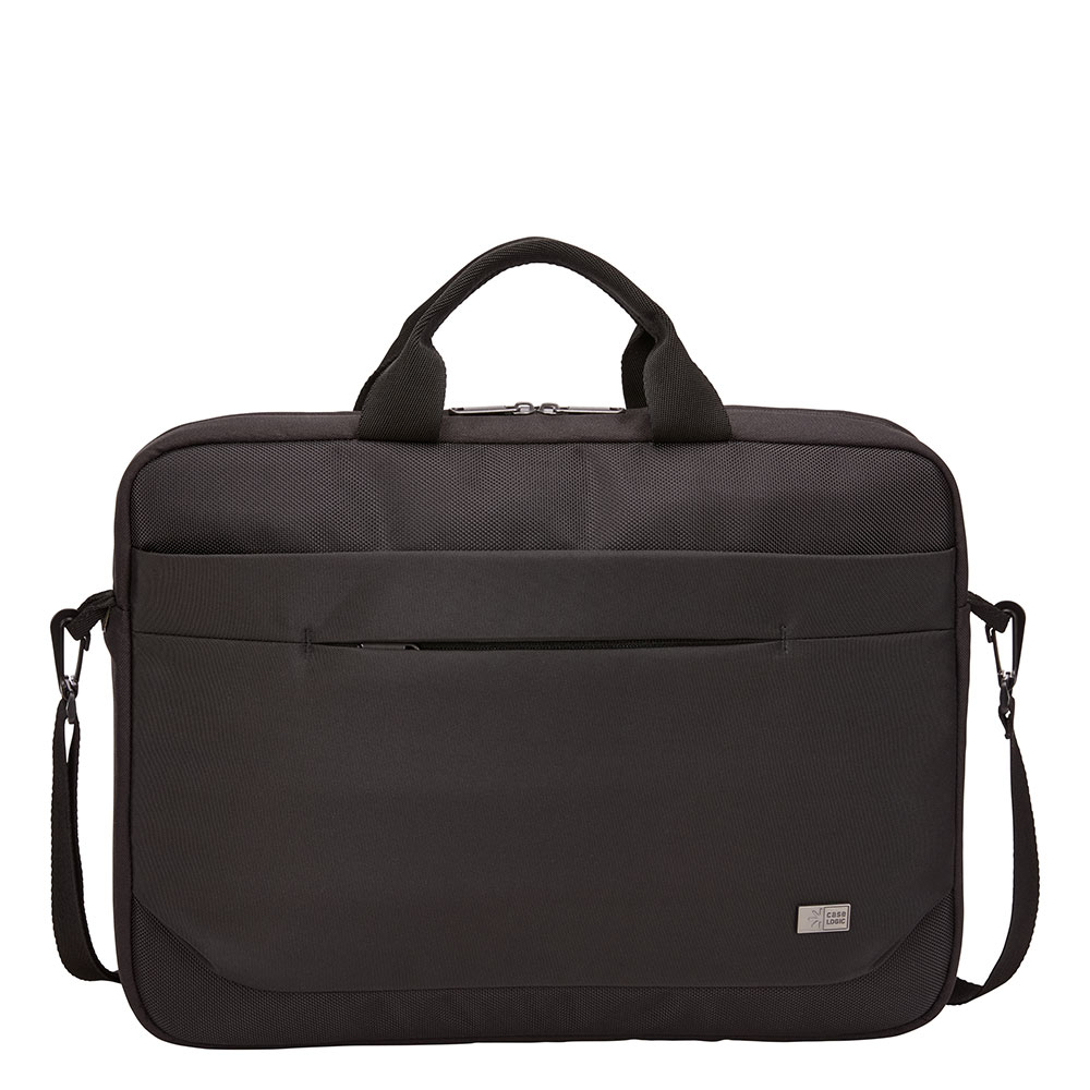 Case Logic Advantage Attache 15.6 Black - Laptop schoudertassen