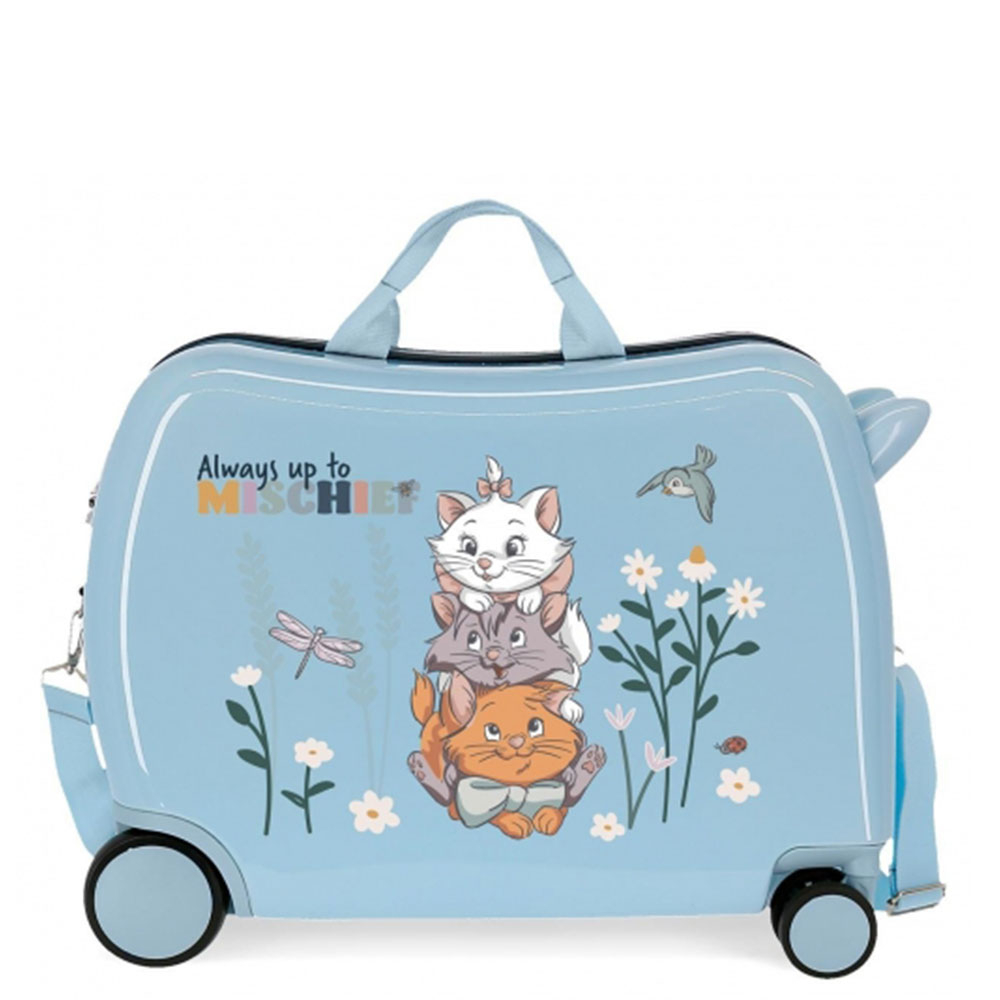 Disney Rolling Suitcase 4 Wheels Before The Bloom Cat