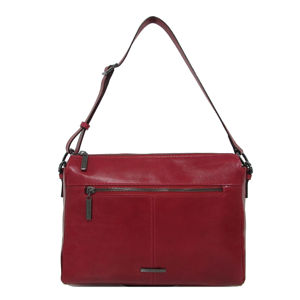 Claudio Ferrici Pelle Vecchia Shoulder Bag Red - Schoudertassen