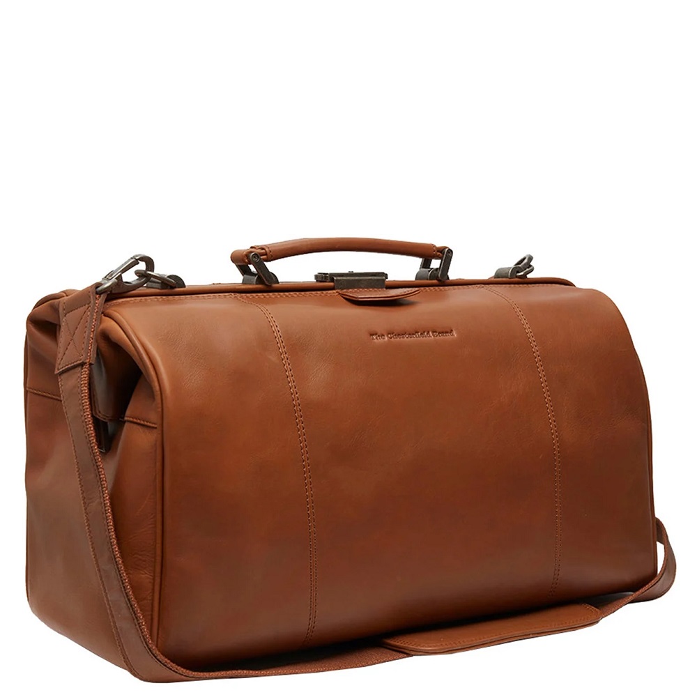 The Chesterfield Brand Leren Weekendtas Cognac Texel