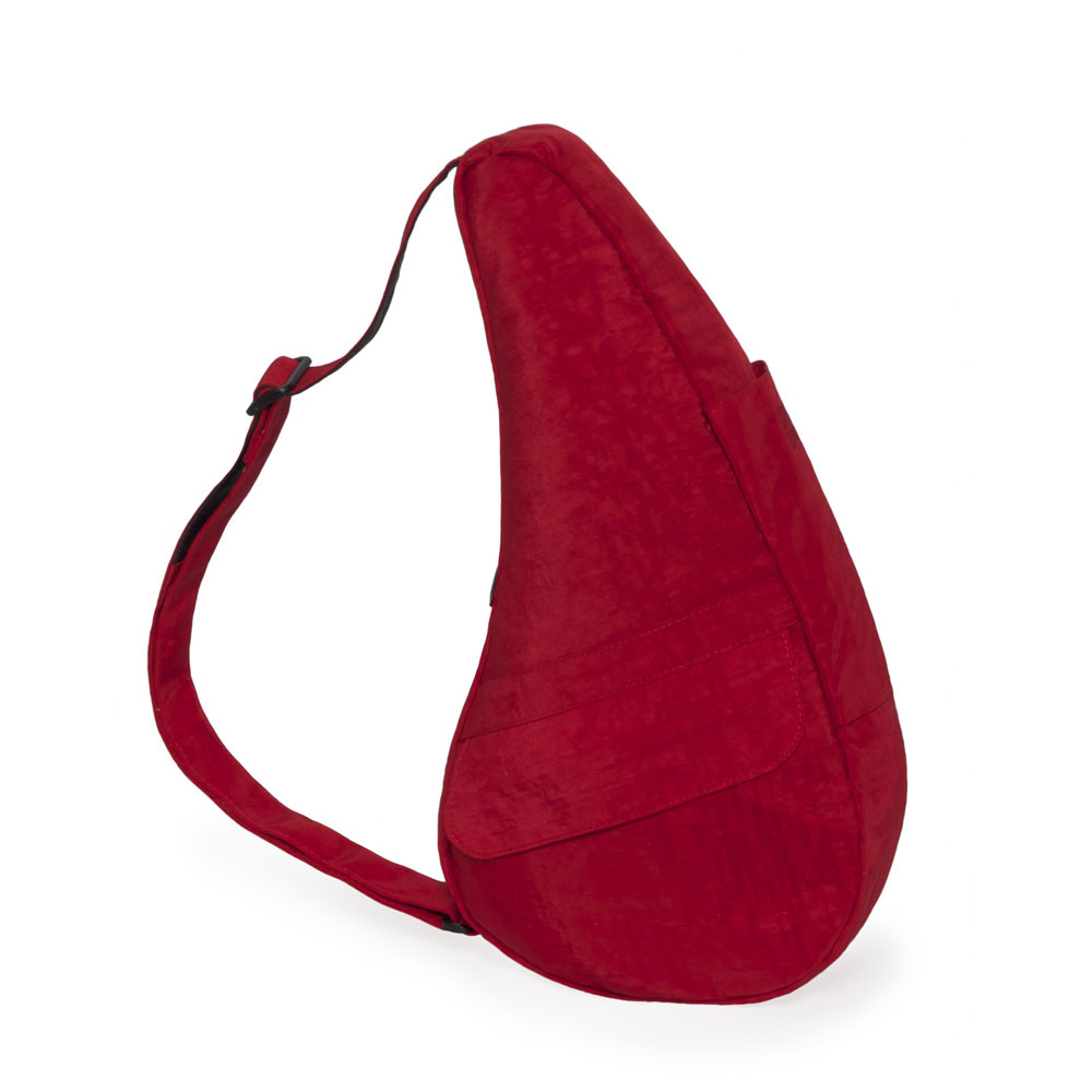 The Healthy Back Bag The Classic Collection Textured Nylon S Crimson
