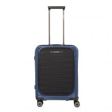 Travelite Mooby 4 Wiel Trolley S Frontpocket Blue