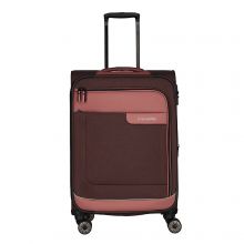 Travelite Viia 4 Wiel Trolley M Expandable Rosé 