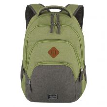 Travelite Basics Backpack Melange Green/Grey