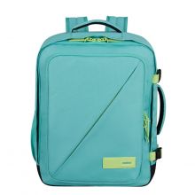 American Tourister Take2Cabin Travel Backpack MS Dusty Turquoise/Lime