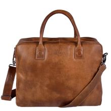 DSTRCT Fletcher Street Business Laptoptas 15.6'' Cognac