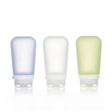 Human Gear GoToob 3-Pack Large Flacons 100ml Clear/Green/Blue