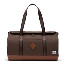 Herschel Heritage Duffel Reistas Chocolate Brown Crosshatch/Sadle Brown