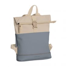 Daniel Ray Allentown Rolltop Rugtas S Waterproof Zacht Blauw/Beige