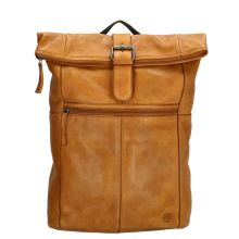 Hide & Stitches Paint Rock Rolltop Rugzak 13.3" Okergeel