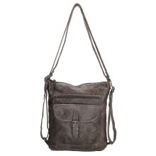 Hide & Stitches Paint Rock Schouder/ Rugtas 20075 Taupe