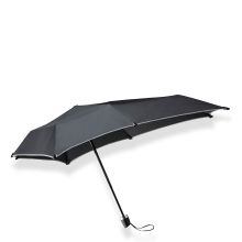 Senz Mini Foldable Storm Paraplu Black Reflective
