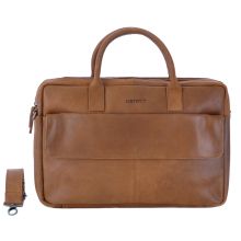 DSTRCT Special Laptopbag 2-vaks 17" Cognac