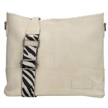 Zebra Natural Bag Kartel Schoudertas Merel Crème