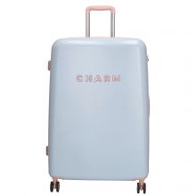 Charm London Travel Trolley L Babyblauw