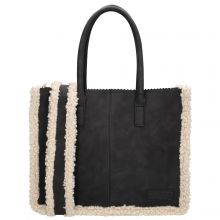 Zebra Trends Emmy Shopper Schoudertas Zwart
