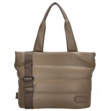 Zebra Trends Evie Shopper Schoudertas Taupe