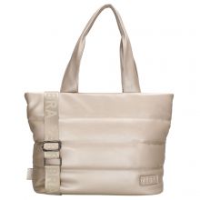 Zebra Trends Evie Shopper Schoudertas Champagne