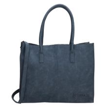 Zebra Natural Bag Kartel Lisa Jeansblauw
