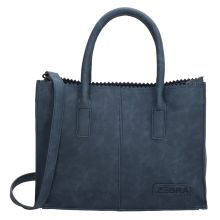 Zebra Natural Bag Lisa XS Handtas Jeansblauw