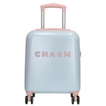 Bagageonline Charm London Underseater Travel Trolley Babyblauw aanbieding