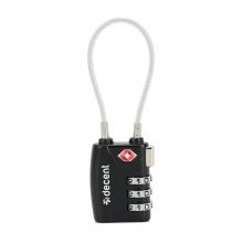 Decent 3-Cijferig TSA-Kabelslot Black