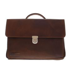 Plevier 36-2 17" Laptoptas 3-vaks Brown