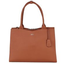 Socha Diamond Leather Businessbag 15.6" Cognac