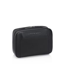 Porsche Design Roadster Leather Washbag Black