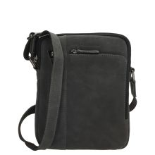 Hide & Stitches Idaho Crossbody Schoudertas Zwart