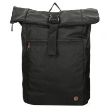 Enrico Benetti Cornell 17" Rolltop Rugzak Zwart