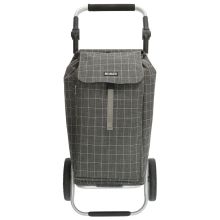 Beagles Alberic Boodschappen Trolley Grijs Ruit