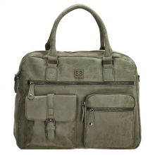 Enrico Benetti Ardèche Laptop Handtas 15" Olijf