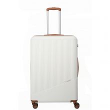 Travelite Bali 4 Wiel Trolley L 77 cm White / Cognac