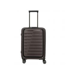 Travelite Air Base 4 Wiel Trolley S Laptop Front Pocket Coffee