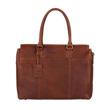 Burkely Antique Avery Dames Laptoptas 15.6" Cognac