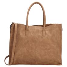 Zebra Natural Bag Lisa XL Shopper Camel