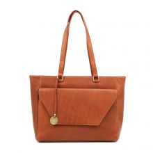 MOSZ Denise Workbag 15,6"  Plain Cognac